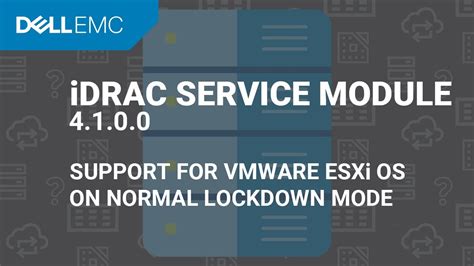 idrac service module|idrac service module vmware.